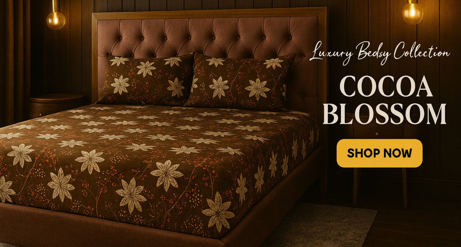 Cocoa Blossom Luxury Bedding Online in Pakistan – Bedsy Official Store
